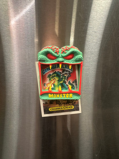 Monstor Magnet on Refrigerator